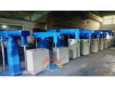 分散機完成，交付使用